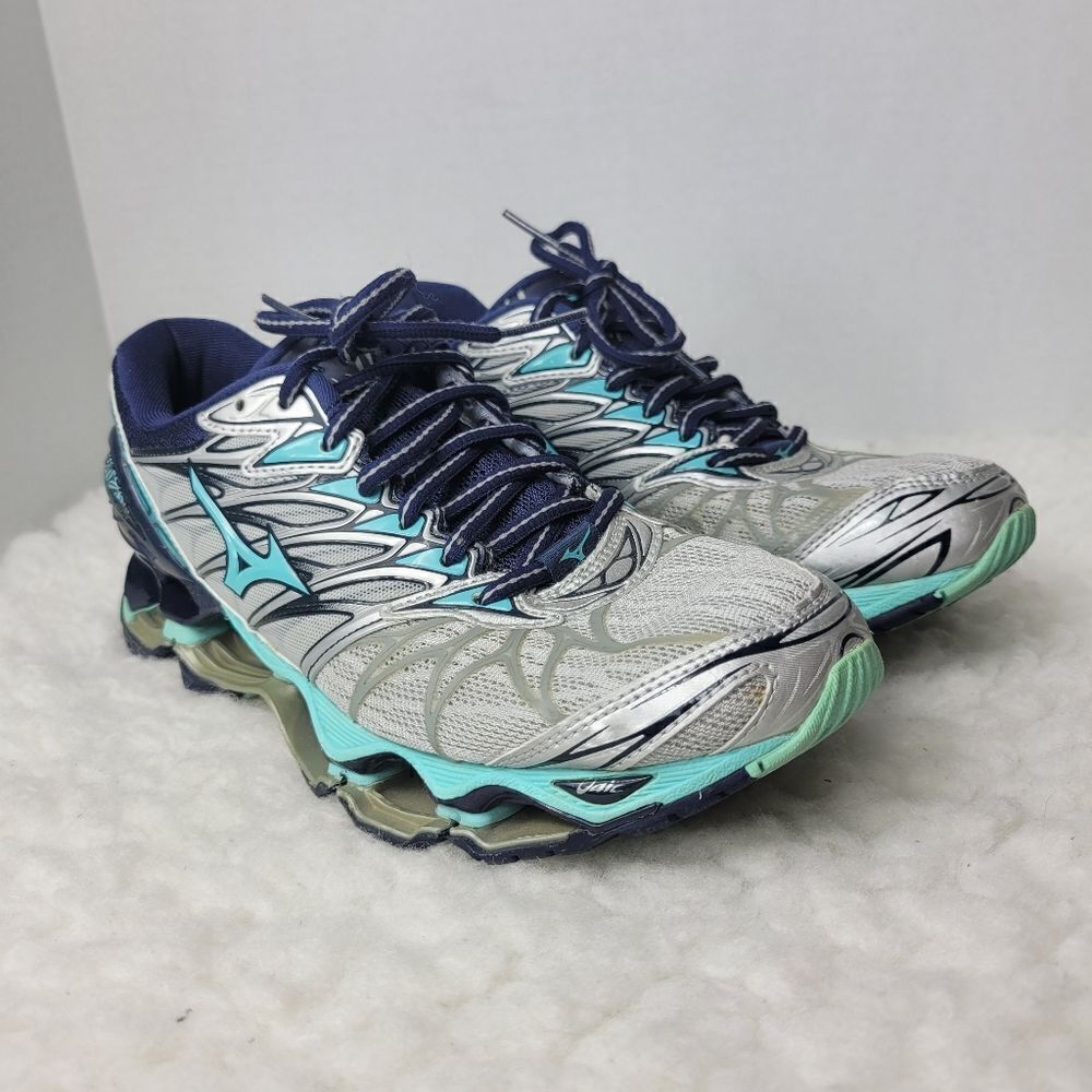 Mizuno Wave Prophecy 7.5  Women's Running Shoes Silver Grey J1GD180031